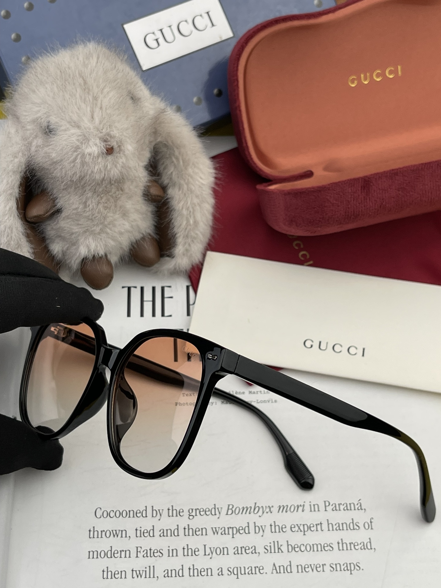 Replica Gucci GG round frame sunglasses