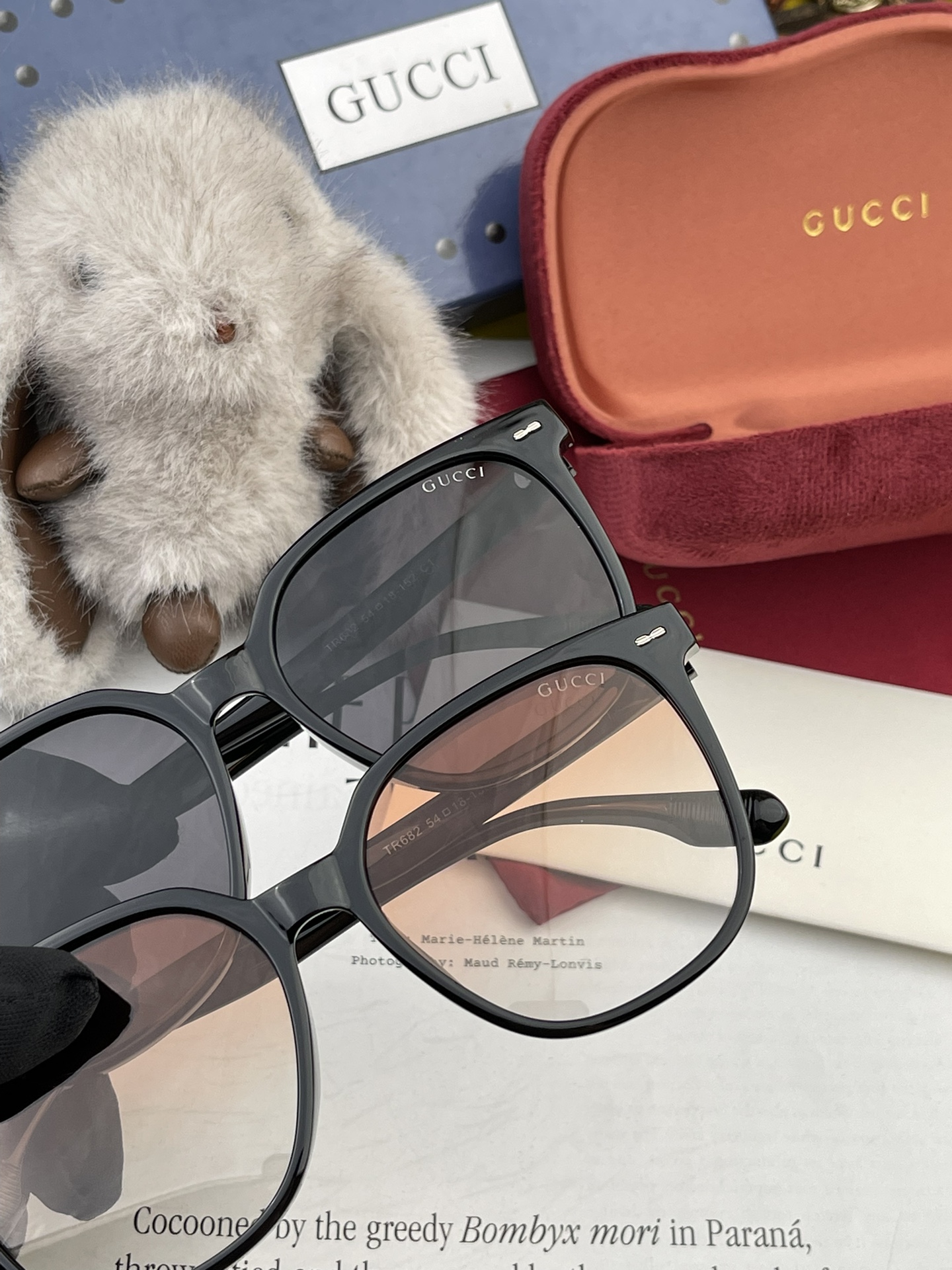 Replica Gucci GG round frame sunglasses