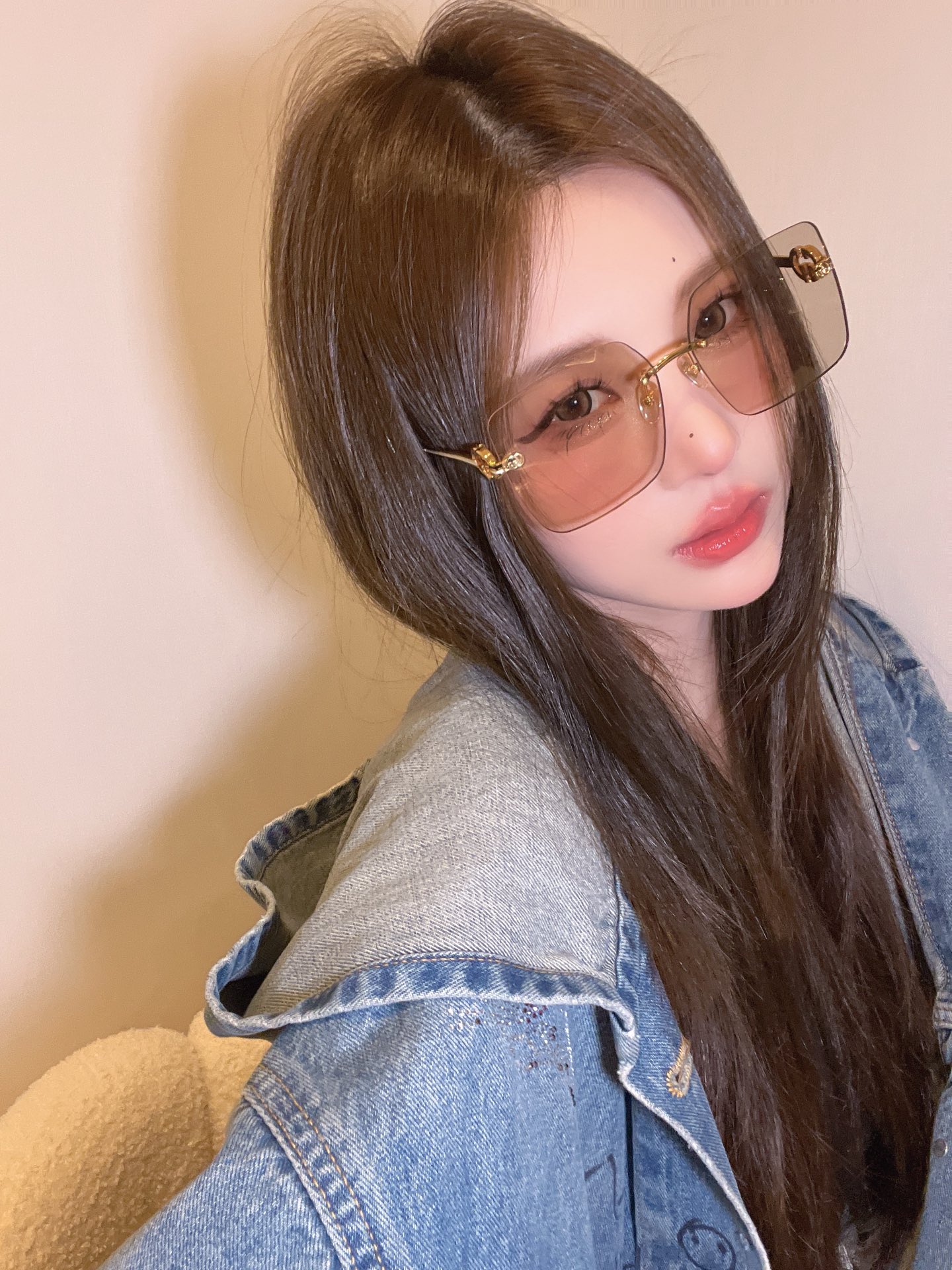 Replica Gucci square pinleg sunglasses