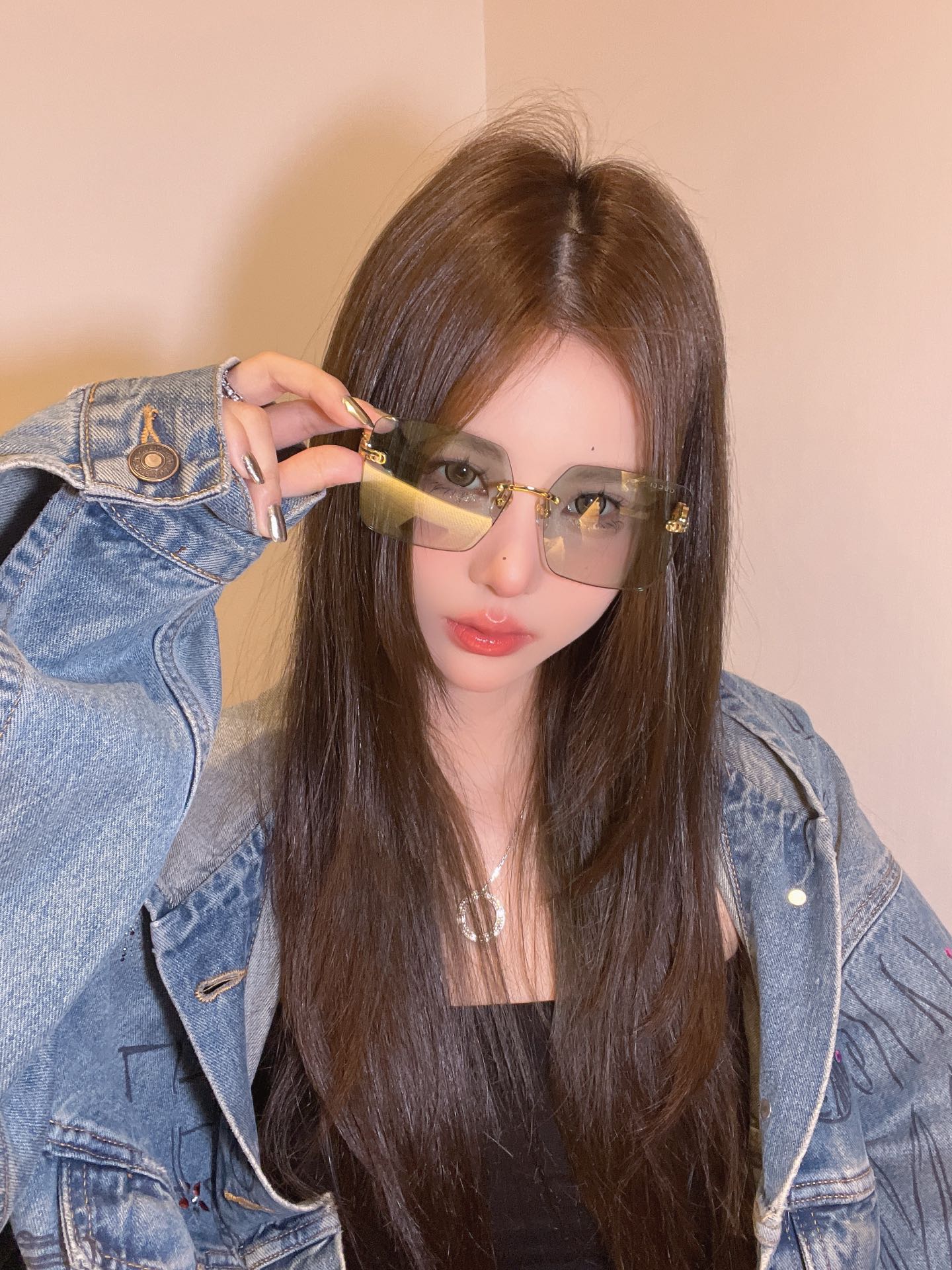 Replica Gucci square pinleg sunglasses