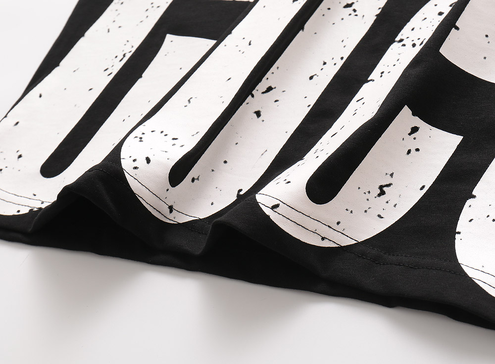 Replica Balenciaga BLCG & GUCCI front and back monogram print short sleeve T-shirt