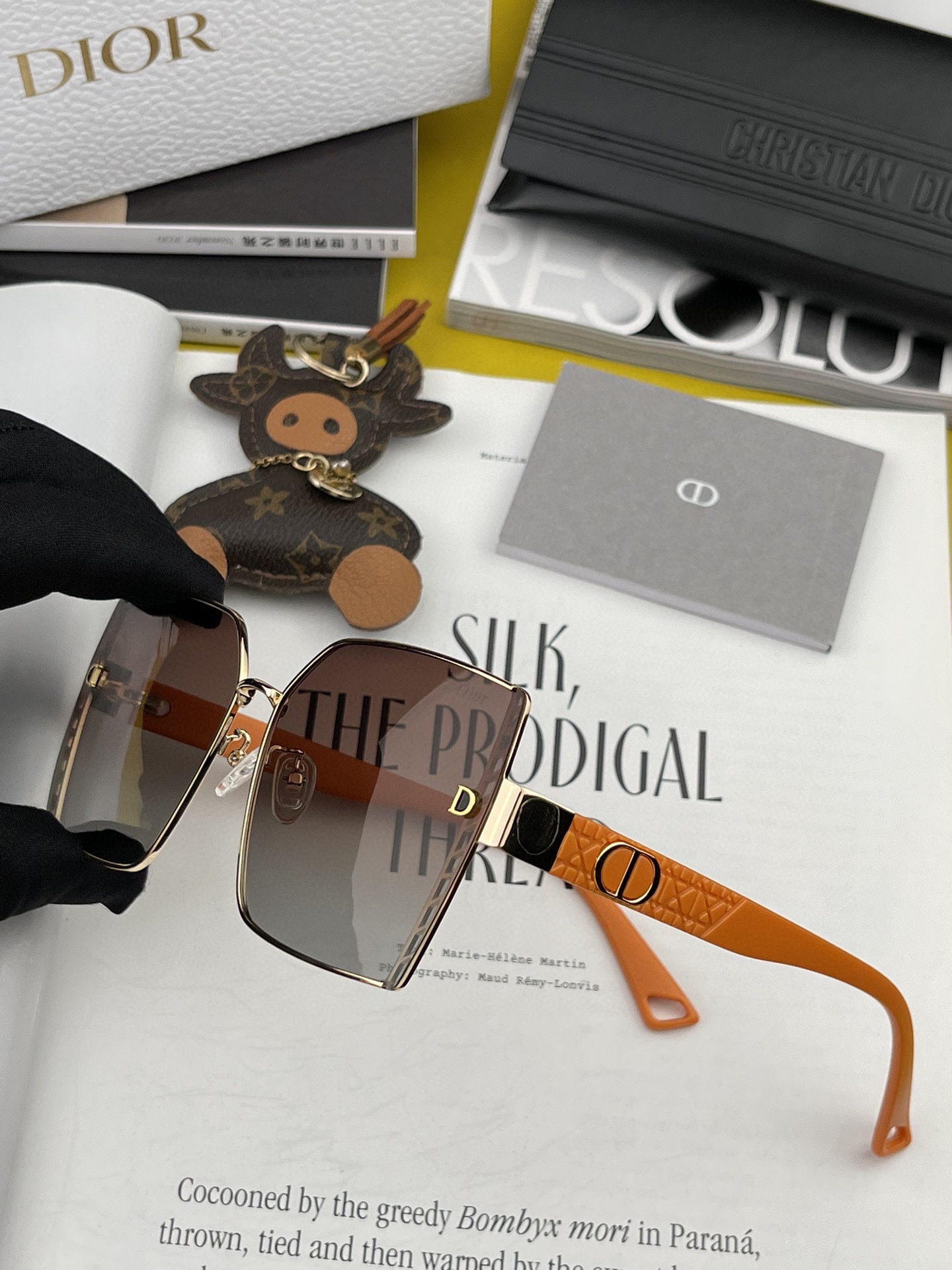 Replica DIOR Square-framed polarized sunglasses