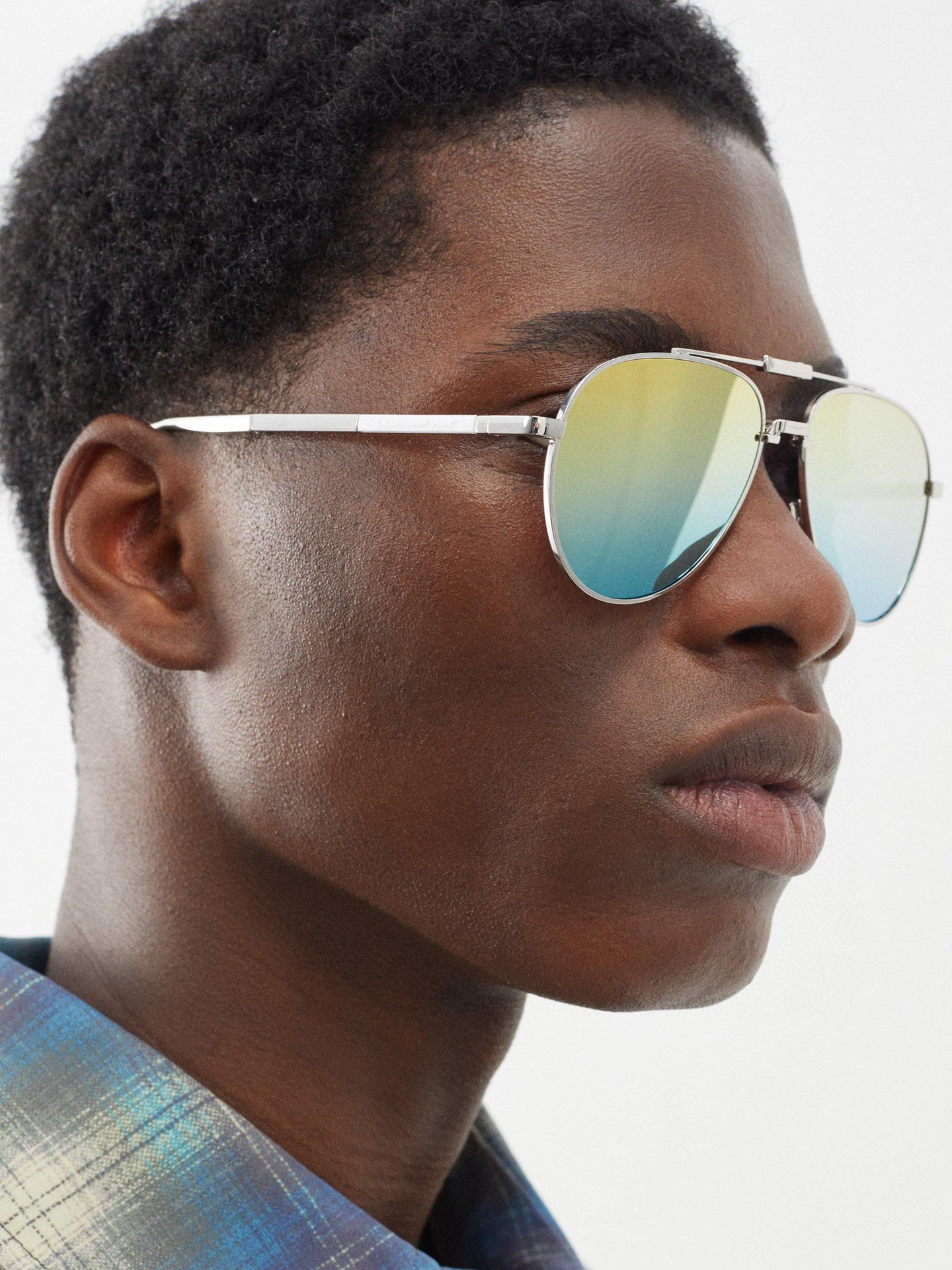Replica Dior Dior90 A1u Foldable Sunglasses in Blue for Men | Lyst