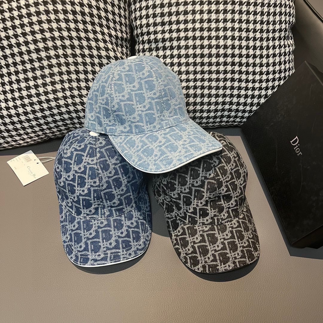 Replica Dior Blue White Baseball Cap