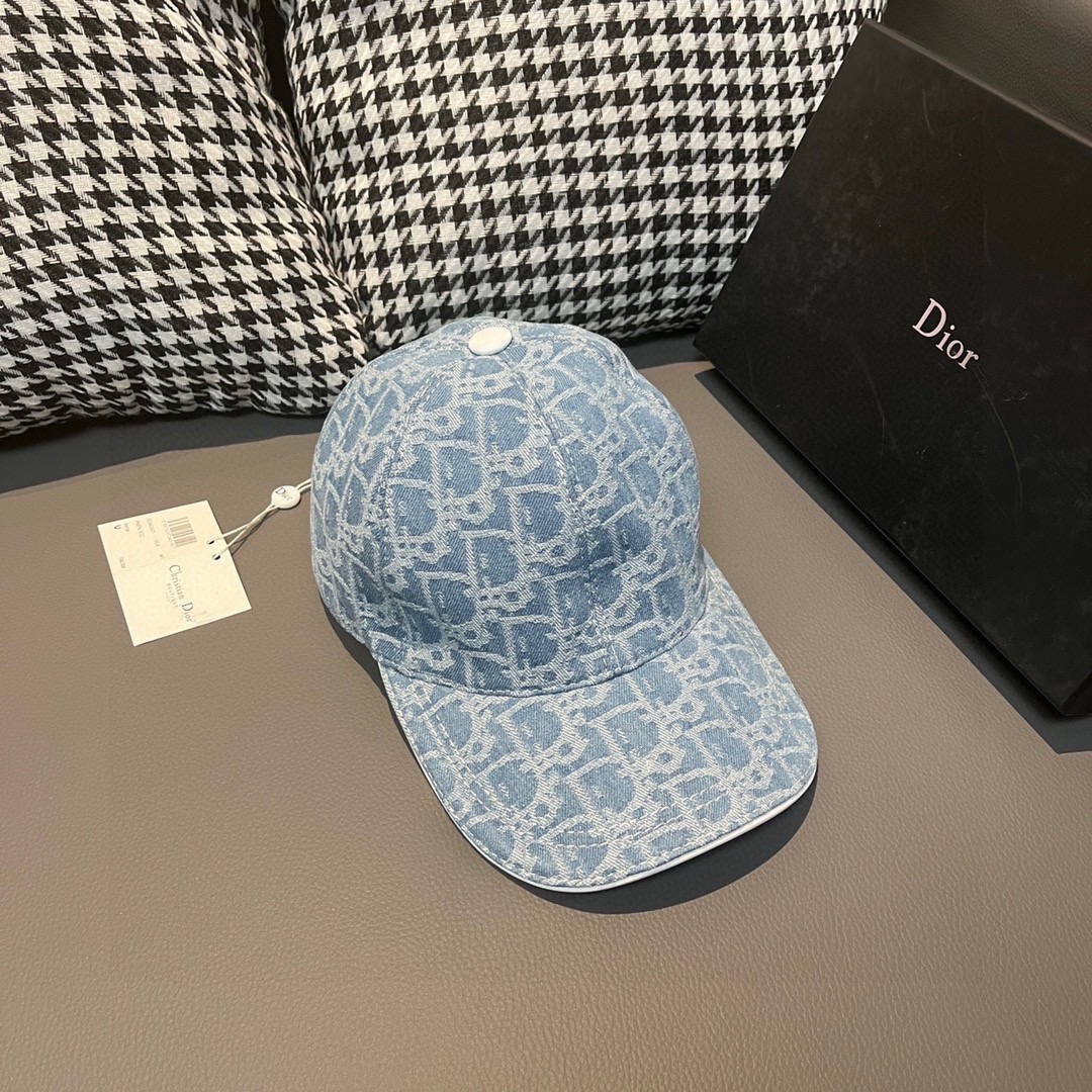 Replica Dior Blue White Baseball Cap