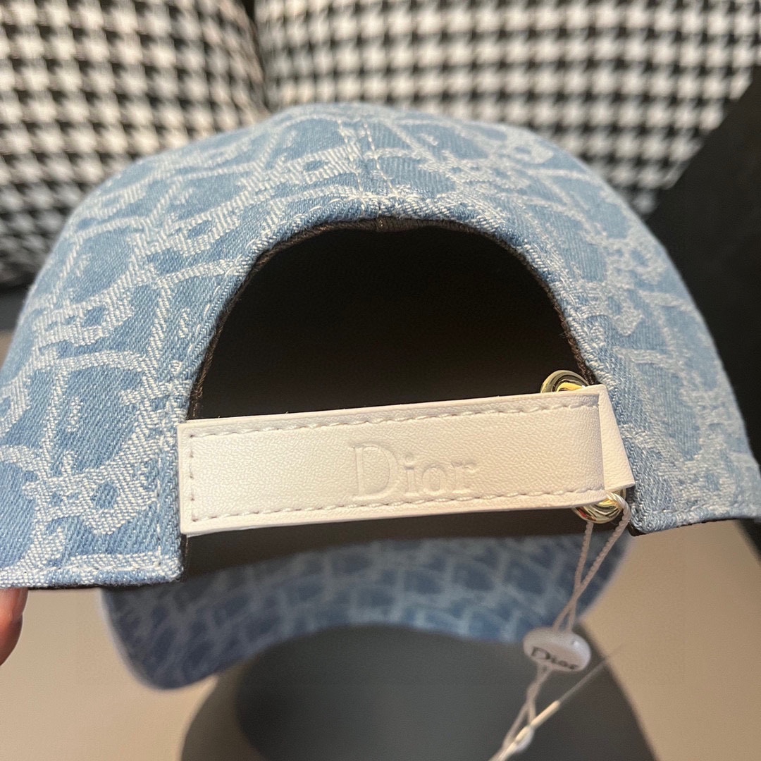 Replica Dior Blue White Baseball Cap