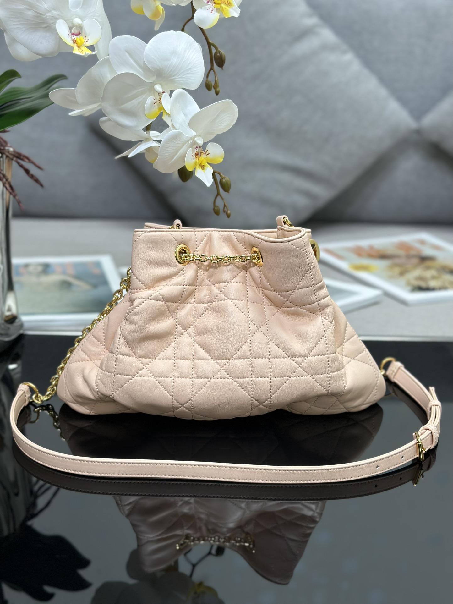 Replica Dior Ammi medium drawstring bag