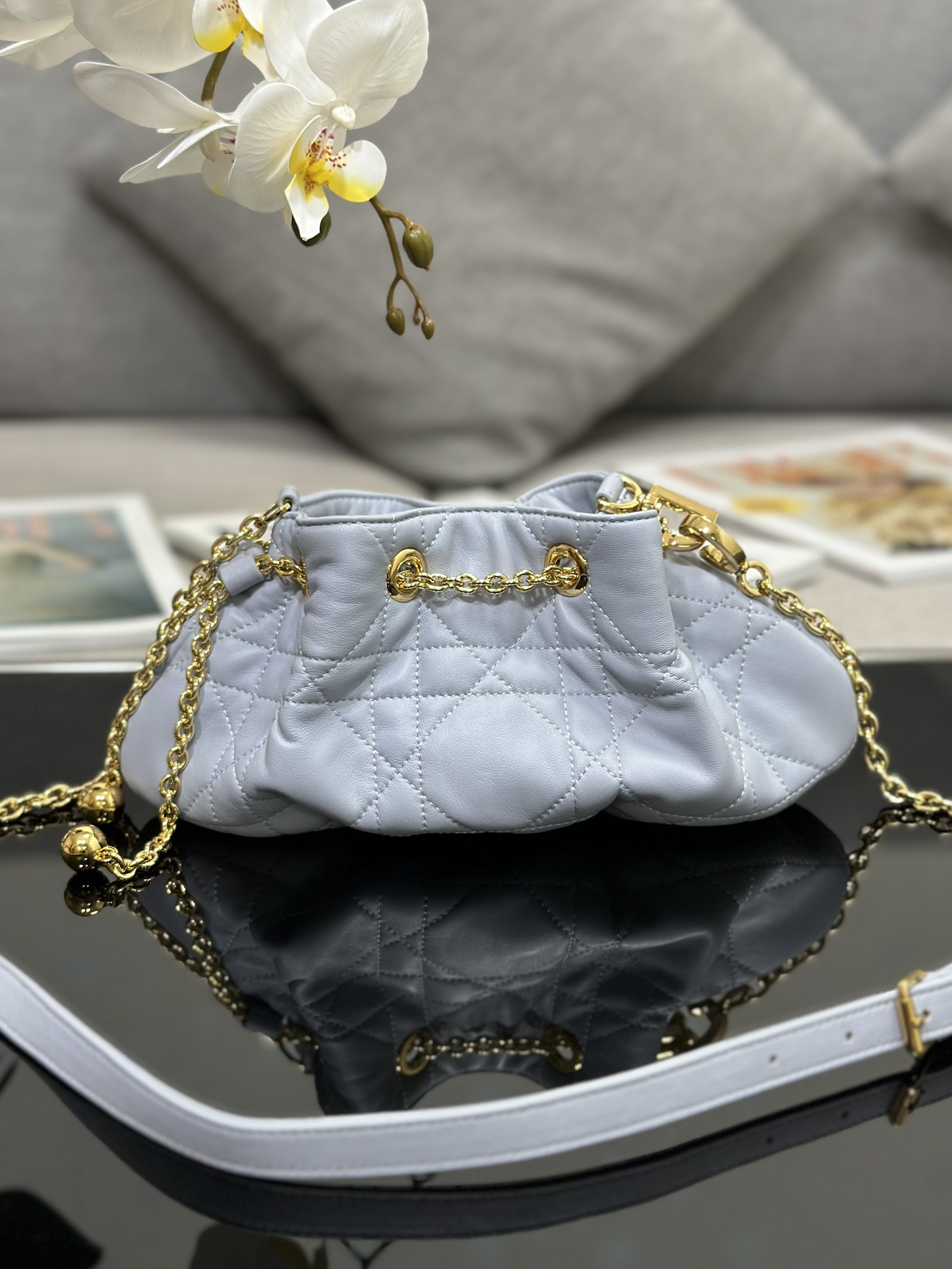 Replica Dior Ammi small drawstring bag