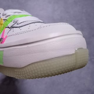 Replica Wmns Nike Air Force 1 Fontanka Sail-white-green Strike Sz 5.5