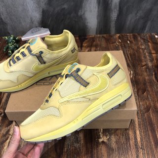 Replica Nike Mens Air Max 1 DO9392 700 Travis Scott - Saturn Gold - Size 12.5