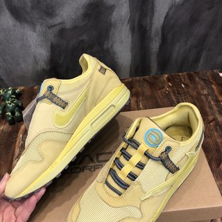 Replica Nike Mens Air Max 1 DO9392 700 Travis Scott - Saturn Gold - Size 12.5