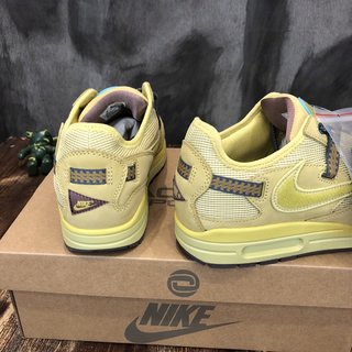 Replica Nike Mens Air Max 1 DO9392 700 Travis Scott - Saturn Gold - Size 12.5