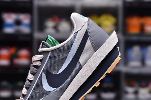 Replica Nike LD Waffle sacai CLOT Kiss of Death 2 Cool Grey