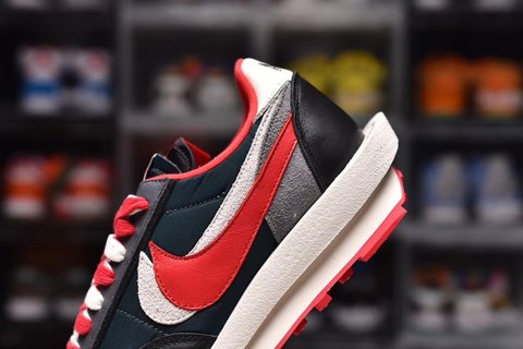 Replica Nike LD Waffle Sacai Undercover Midnight Spruce University Red