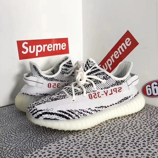 Replica Adidas Sneaker Yeezy Boost 350 V2 in White with Bl