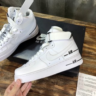 Replica Nike Air Force 1 High '07 Lv8 3 Dual Air Triple White Cj1385 100 Size