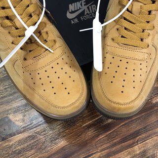 Replica Nike Men Air Force 1 Low Wheat Dark Mocha - Size 7 (13)