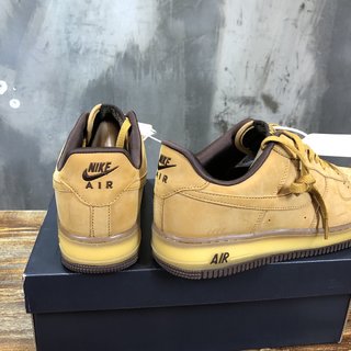 Replica Nike Men Air Force 1 Low Wheat Dark Mocha - Size 7 (13)