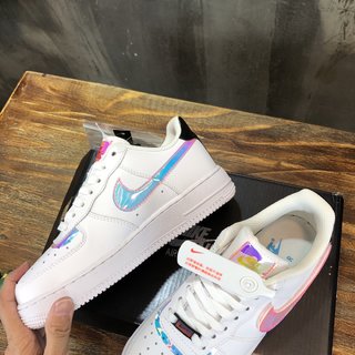 Replica Custom Air Force 1's - Stitch Swoosh AF1