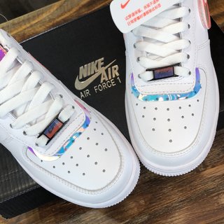 Replica Custom Air Force 1's - Stitch Swoosh AF1