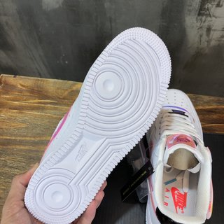 Replica Custom Air Force 1's - Stitch Swoosh AF1