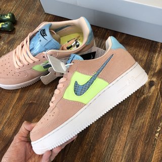 Replica W Nike Air Force 1 '07 Washed Coral-oracle Aqua Wmms.sz.9=mns.7.5