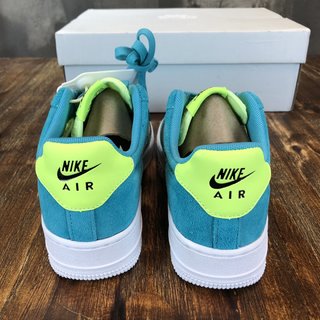 Replica Nike Air Force 1 '07 Lv8 Shoes Oracle Aqua Suede - Men's Size 9.5