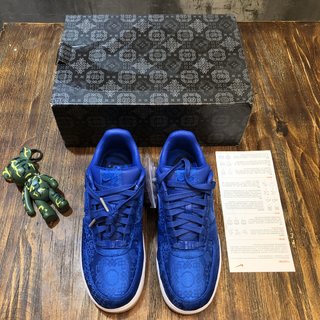 Replica Size 8.5 - Nike Air Force 1 Premium X Clot Royal Silk 2019