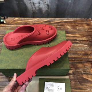 Replica gucci couple slipper