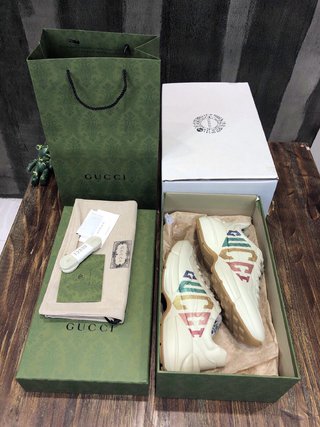 Replica GUCCI Women's Rhyton Glitter Gucci Sneaker