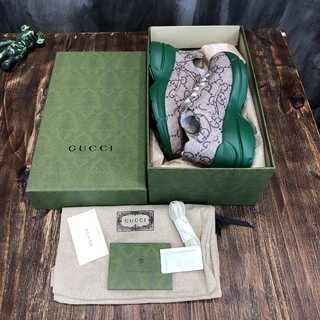 Replica Gucci Rhyton  Beige Monogram Green