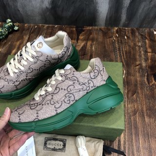 Replica Gucci Rhyton  Beige Monogram Green