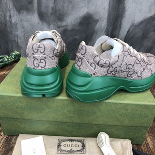 Replica Gucci Rhyton  Beige Monogram Green