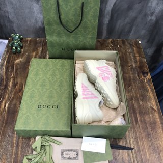 Replica Gucci Lemon Print Rhyton Sneaker