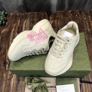 Replica Gucci Lemon Print Rhyton Sneaker