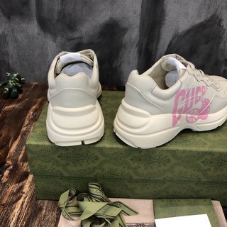 Replica Gucci Lemon Print Rhyton Sneaker