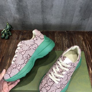 Replica Gucci Rhyton 100 Beige Monogram Green