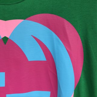 Replica Gucci 2022SS double G heart T-shirt