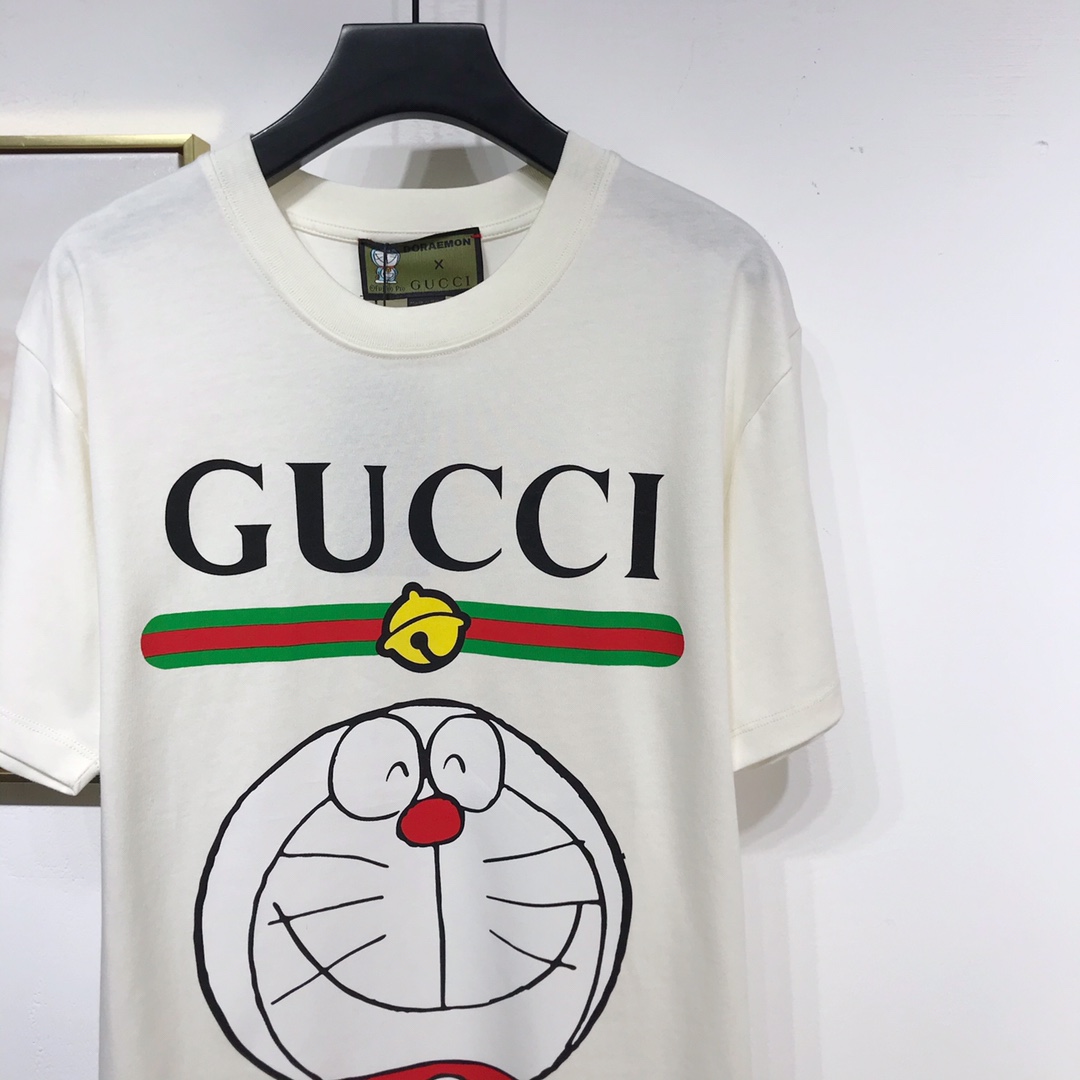 Replica Gucci  Doraemon Printing T-shirt