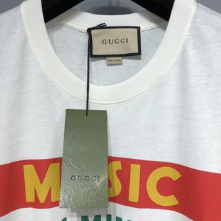 Replica GUCCI 2022SS new arrival double G T-shirt