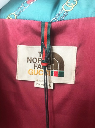 Replica The North Face*Gucci 2022 new down jacket vest in green