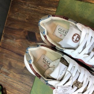 Replica Gucci Gg Rhyton Multicolor Yellow Sneakers Shoes