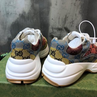 Replica Gucci Gg Rhyton Multicolor Yellow Sneakers Shoes