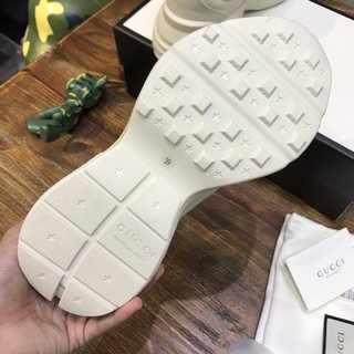 Replica Gucci Rhython Leather Sneaker 'Square Logo'