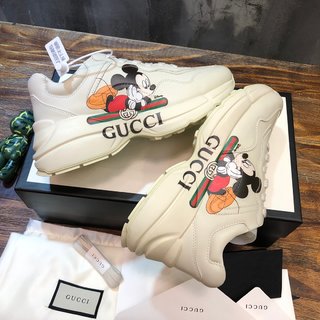 Replica Gucci Men's Micky Mouse Disney Rhyton Sneakers