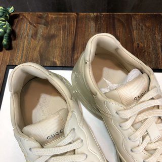 Replica Gucci Rhyton Leather Sneaker 'Vintage Logo'