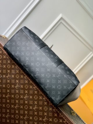 Replica LOUIS VUITTON Sac Plat 24h Eclipse Monogram Eclipse