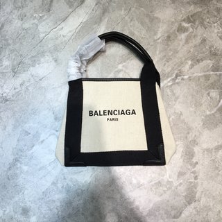 Replica Balenciaga Navy Cabas S Bag