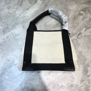 Replica Balenciaga Navy Cabas S Bag