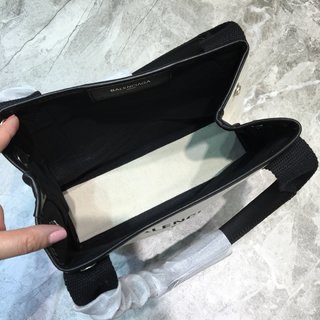 Replica Balenciaga Navy Cabas S Bag